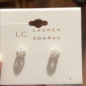Lauren Conrad Silver Stud Earrings